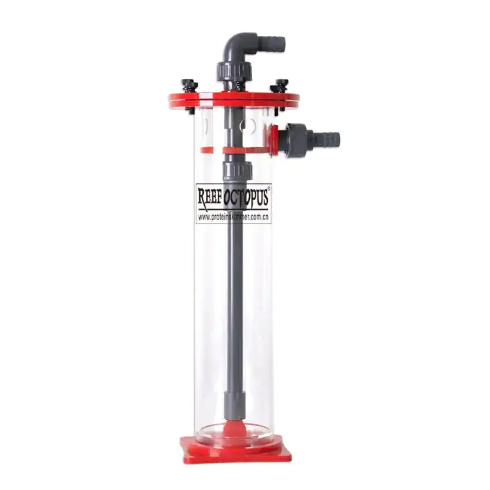 Reef Octopus Biopellet Reactor with fluidizing cone bottom for solid carbon dosing and nitrate phosphate reduction in saltwater reef aquarium