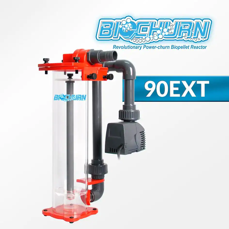 Reef Octopus BioChurn 90EXT HOB Reactor for 100 gallon reef aquarium carbon dosing