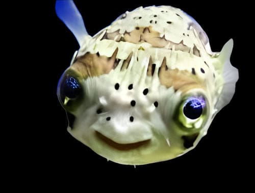 Porcupine Puffer - Diodon holocanthus